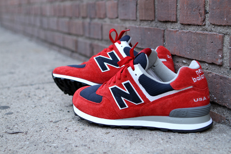 New Balance 574 4th Of July Red 1