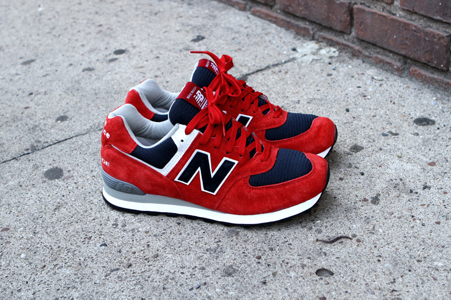 New Balance 574 4th Of July Red 3