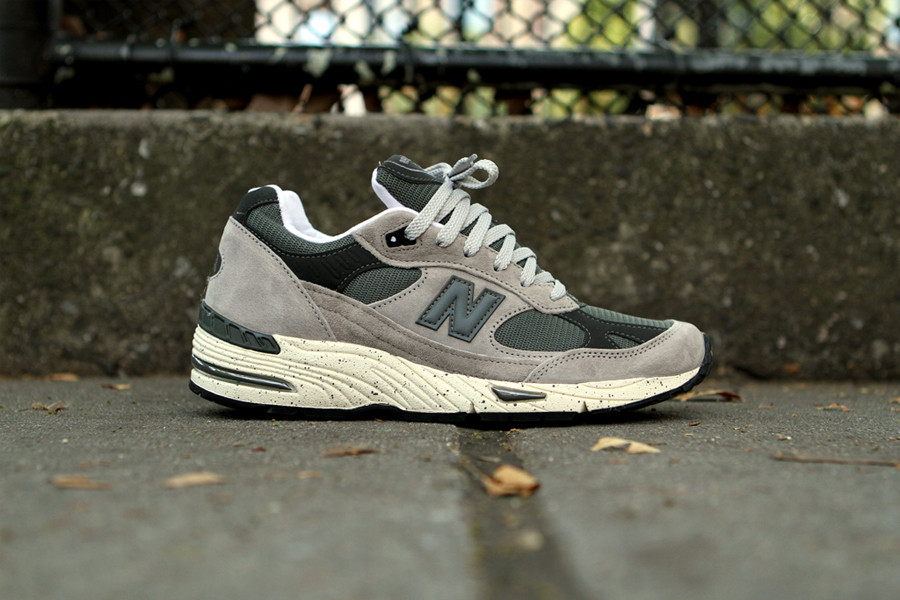 New Balance 991 Grey Speckle Kith 1