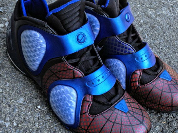 Nike Air Flightposite III "Spiderman" Customs By Mache