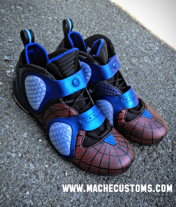 Nike Air Flightposite Iii Spiderman Customs 5