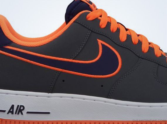 Nike Air Force 1 Low Dark Grey Imperial Purple Total Orange 3