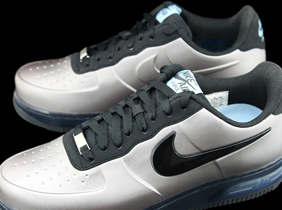 Nike Air Force 1 Low Foamposite – Silver – Black