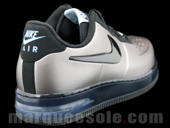 Nike Air Force 1 Low Foamposite Silver Black 4