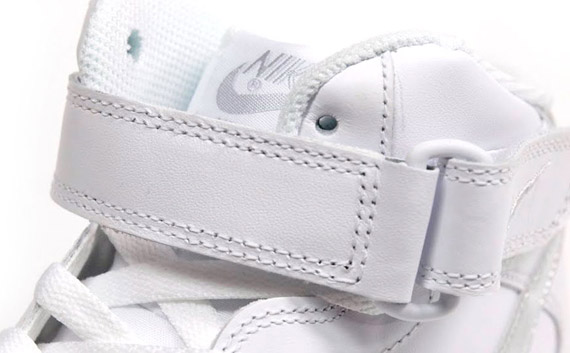 Nike Air Force 1 Mid White Metallic Silver 6