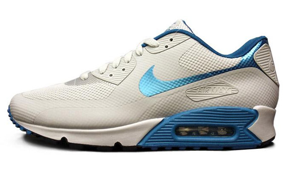 Nike Air Max 90 Hyperfuse Premium Platinum Dynamic Blue 2