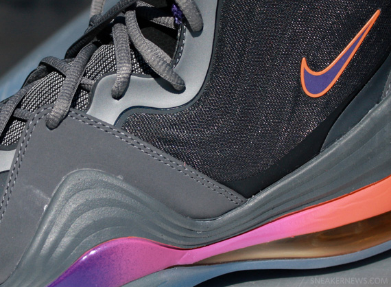 Nike Air Penny V Dark Grey Black Rave Pink Court Purple