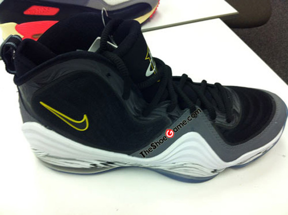 Nike Air Penny V Grey Black Yellow Spring 2013