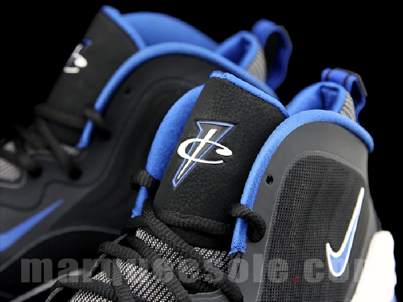 Nike Air Penny V White Black Game Royal 09