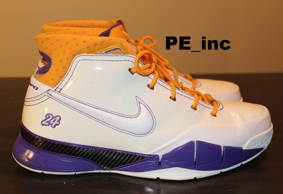 Nike Air Zoom Kobe 1 White Patent Pe