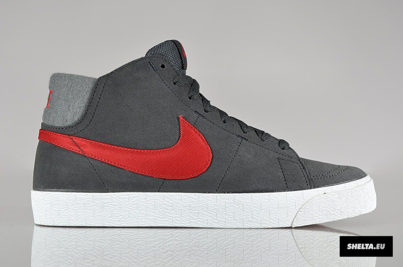 Nike Blazer Mid Lr Anthracite Gym Red White 1