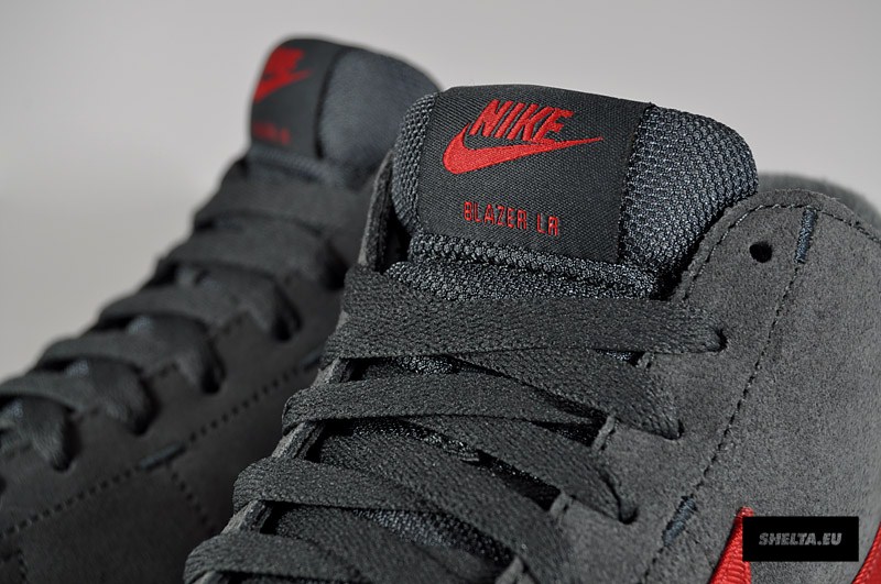 Nike Blazer Mid Lr Anthracite Gym Red White 5