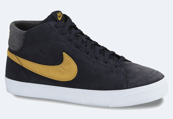 Nike Blazer Mid Lr Dark Obsidian Dark Gold Leaf 2