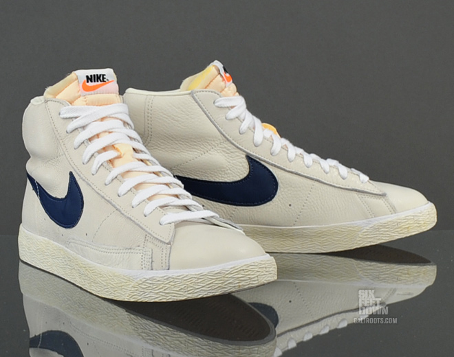Nike Blazer Mid Prm Sail Midnight Navy 1