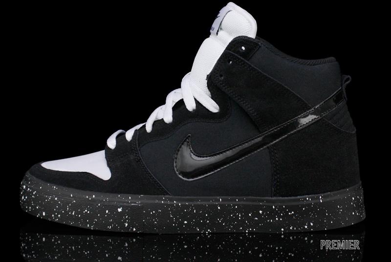 Nike Dunk High Lr Black White Speckle 1