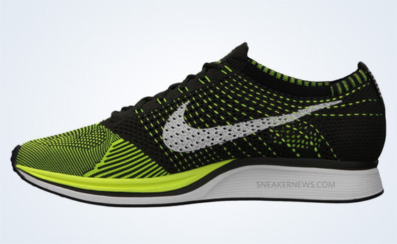 Nike Flyknit Racer Volt Black Sequoia 3