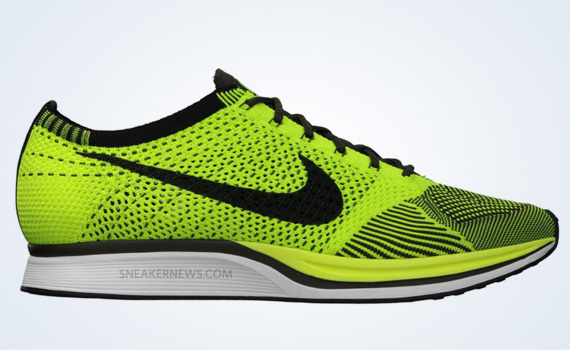 Nike Flyknit Racer Volt Black Sequoia