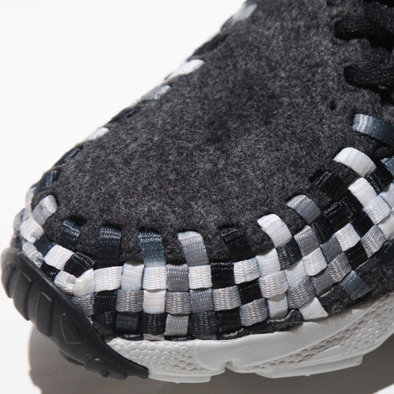 Nike Footscape Woven Chukka Motion Dark Grey Black White 4