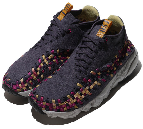 Nike Footscape Woven Chukka Motion Wool Dark Grey Maroon 1