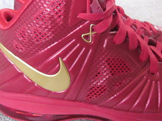 Nike LeBron 8 P.S. – Red/Gold Sample