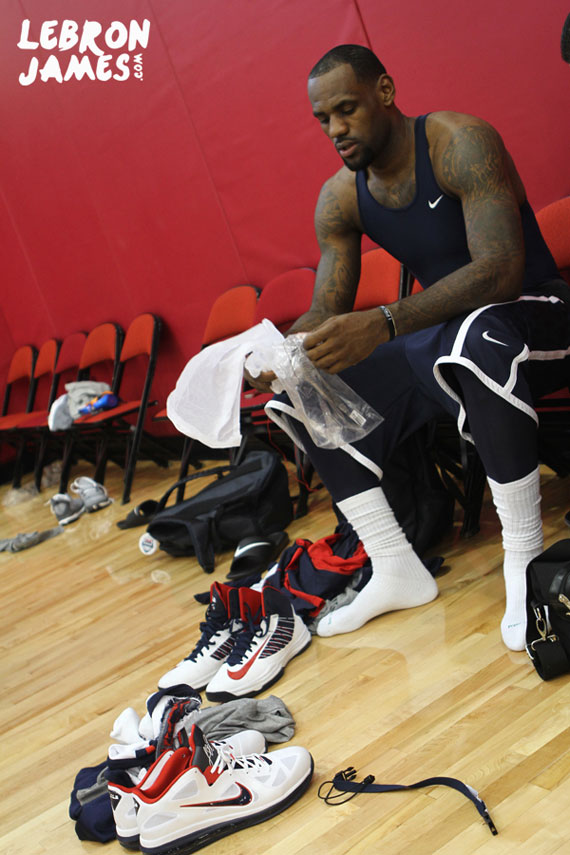 Nike Lunar Hyperdunk Lebron James Usa Pe 4