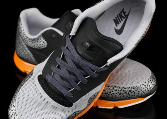 Nike Lunar Safari Fuse+ – Black – Grey – Total Orange