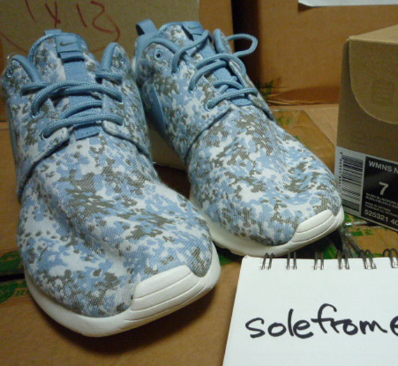 Nike Roshe Run Camo Wmns Blue Ebay 3