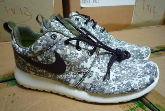 Nike Roshe Run Camo Wmns Olive Ebay 2