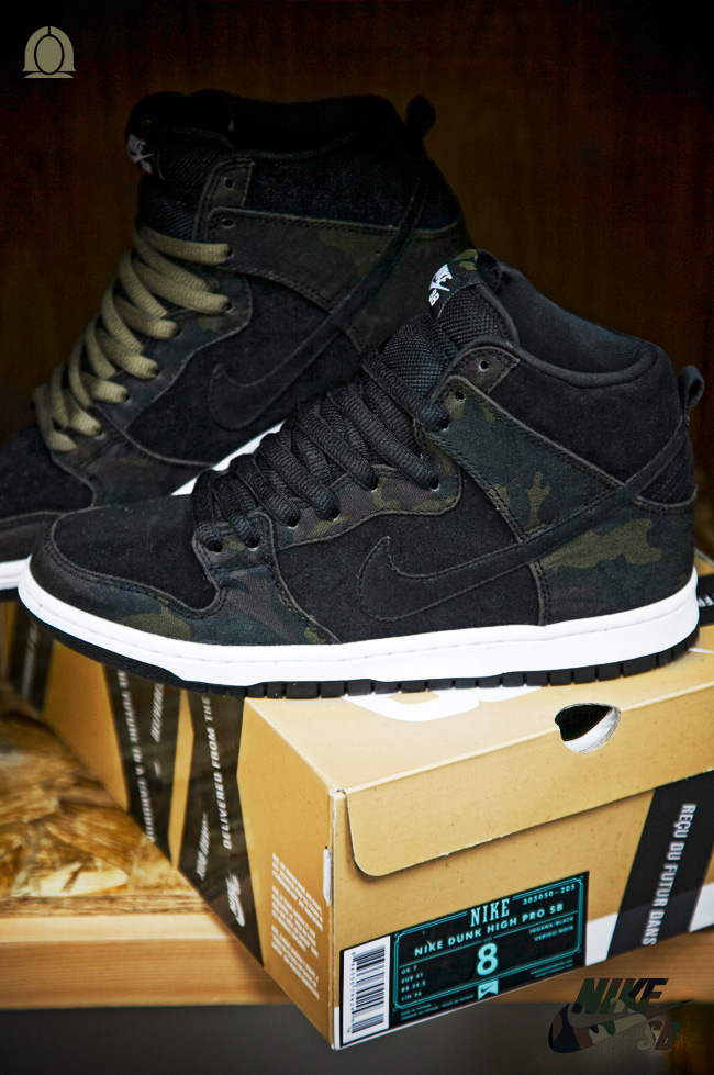 Nike Sb Dunk High Pro Iguana Camo