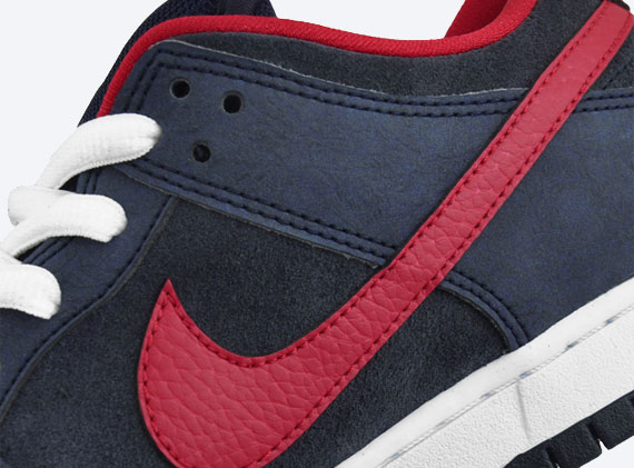 Nike SB Dunk Low – Dark Obsidian – Gym Red – White