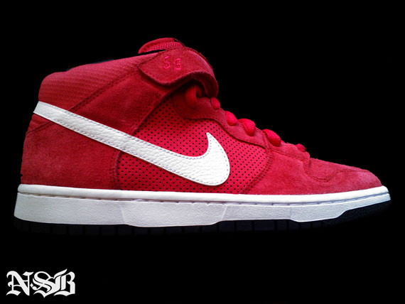 Nike Sb Dunk Mid Team Red Spring 2013 2