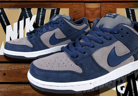 Nike Sb Dunk Pro Low Thunder Blue Cool Grey