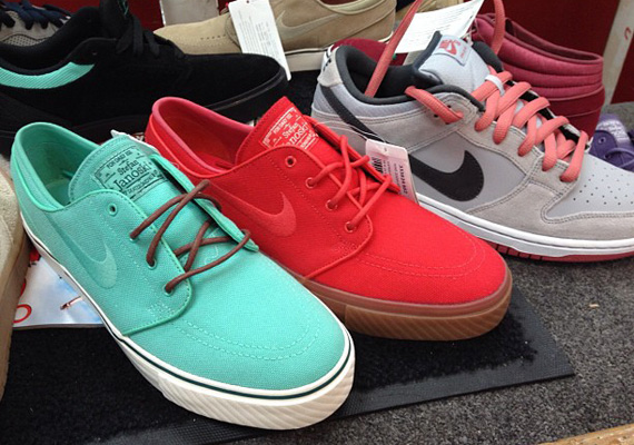 Nike Sb Janoski Spring 2013 Preview Mint Red