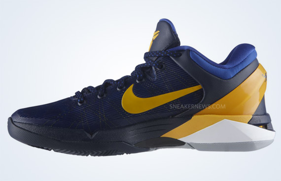 Nike Zoom Kobe Vii Obsidian University Gold Game Royal Wolf Grey 2