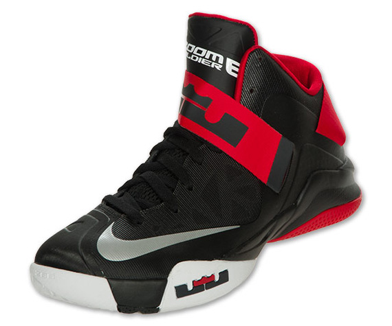 Nike Zoom Soldier Vi Black White Red 1