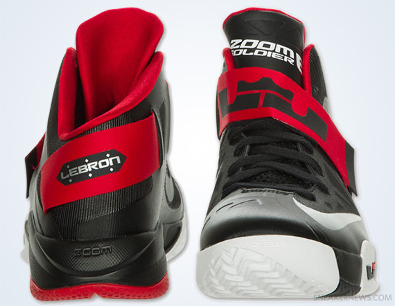 Nike Zoom LeBron Soldier VI – Black – Red – White