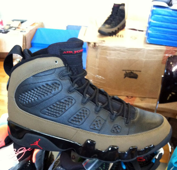 Olive Air Jordan 9 Retro 2012 2