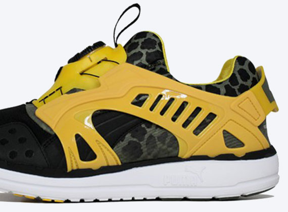 Puma Dics Blaze Ltwt Yellow Black Giraffe 1