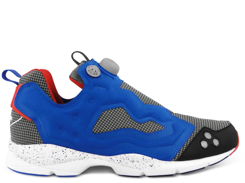 Reebok Insta Pump Fury Blue Grey Red 2