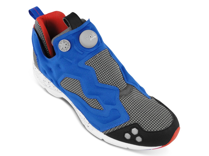 Reebok Insta Pump Fury Blue Grey Red 3