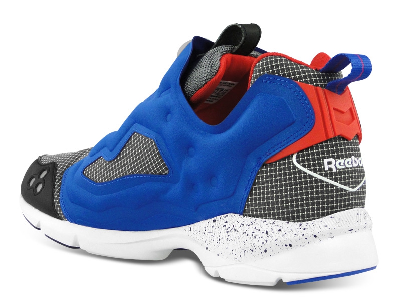 Reebok Insta Pump Fury Blue Grey Red 4