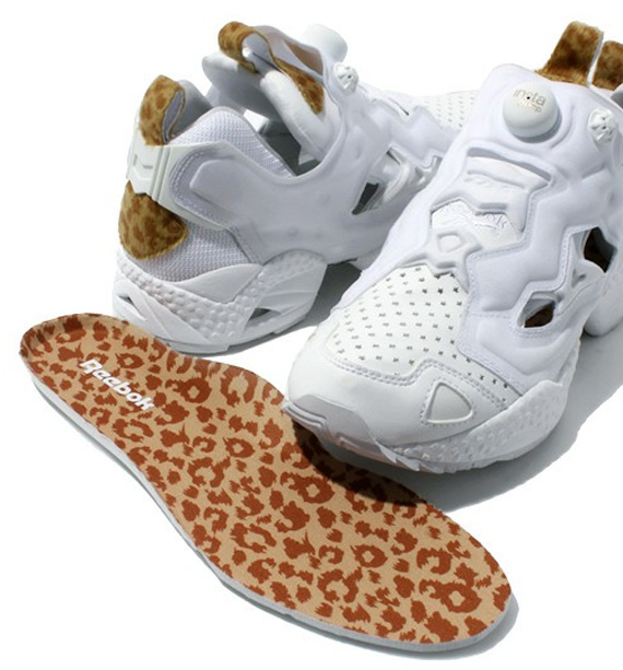 Reebok Insta Pump Fury White Leopard 5