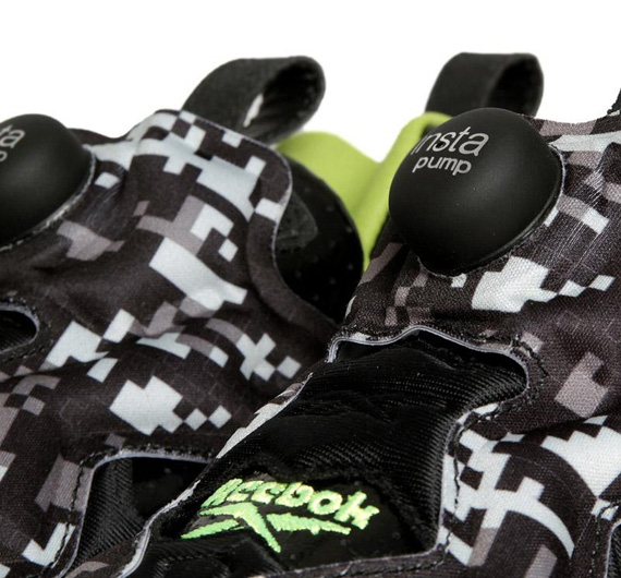 Reebok Pump Fury Black Charged Green Digi Camo 1