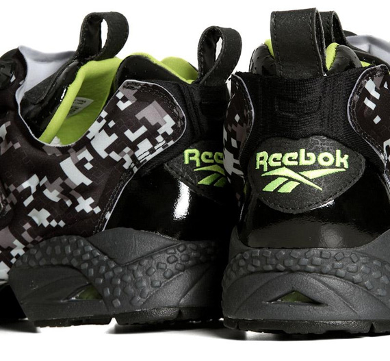 Reebok Pump Fury Black Charged Green Digi Camo 3