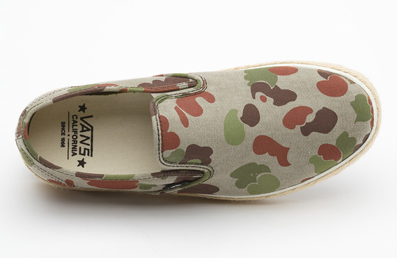 Vans California Slip On Washed Lp Camo 5