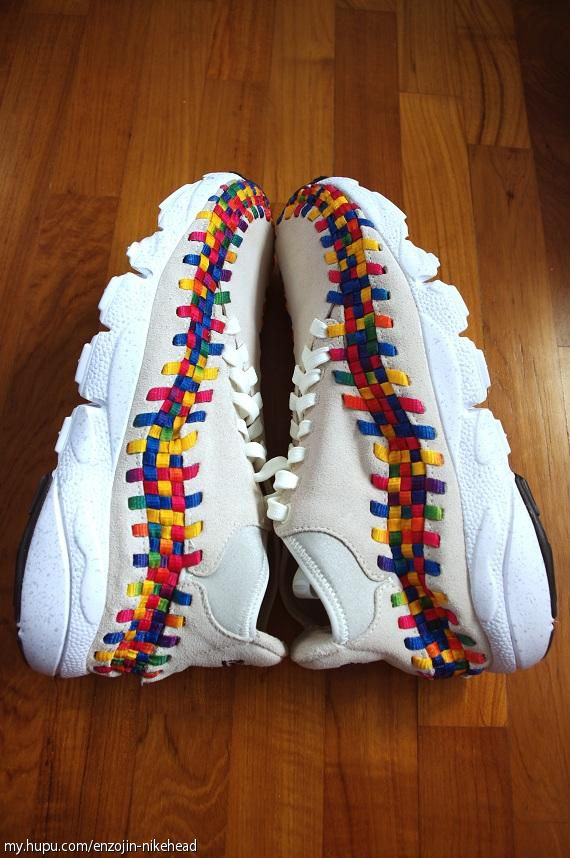 Woven Chukka Rainbow Wht 12