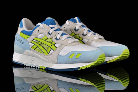 Asics Lady Gel Lyte Iii Weiss Lime B2