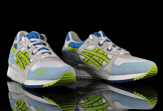 Asics Lady Gel Lyte Iii Weiss Lime B3