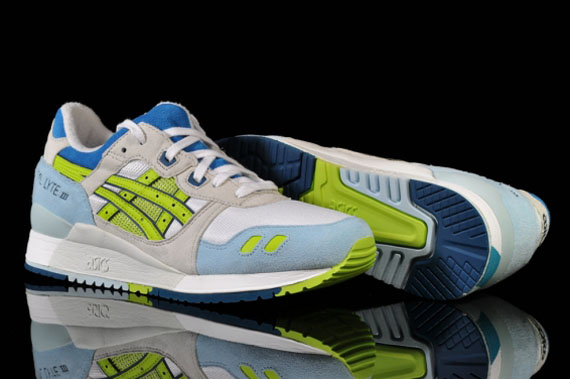 Asics Lady Gel Lyte Iii Weiss Lime B4