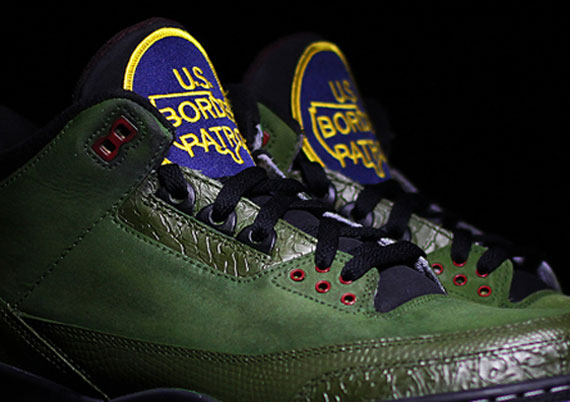 Air Jordan III "U.S. Border Patrol" Customs By JWDanklefs